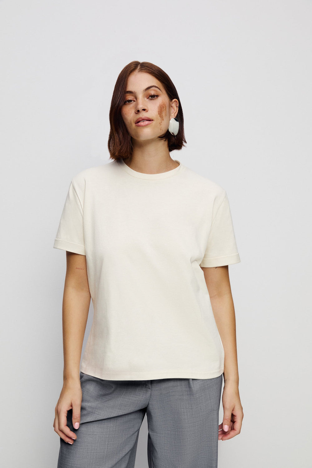 T-SHIRT ORGANICZNY VINTAGE NATURAL