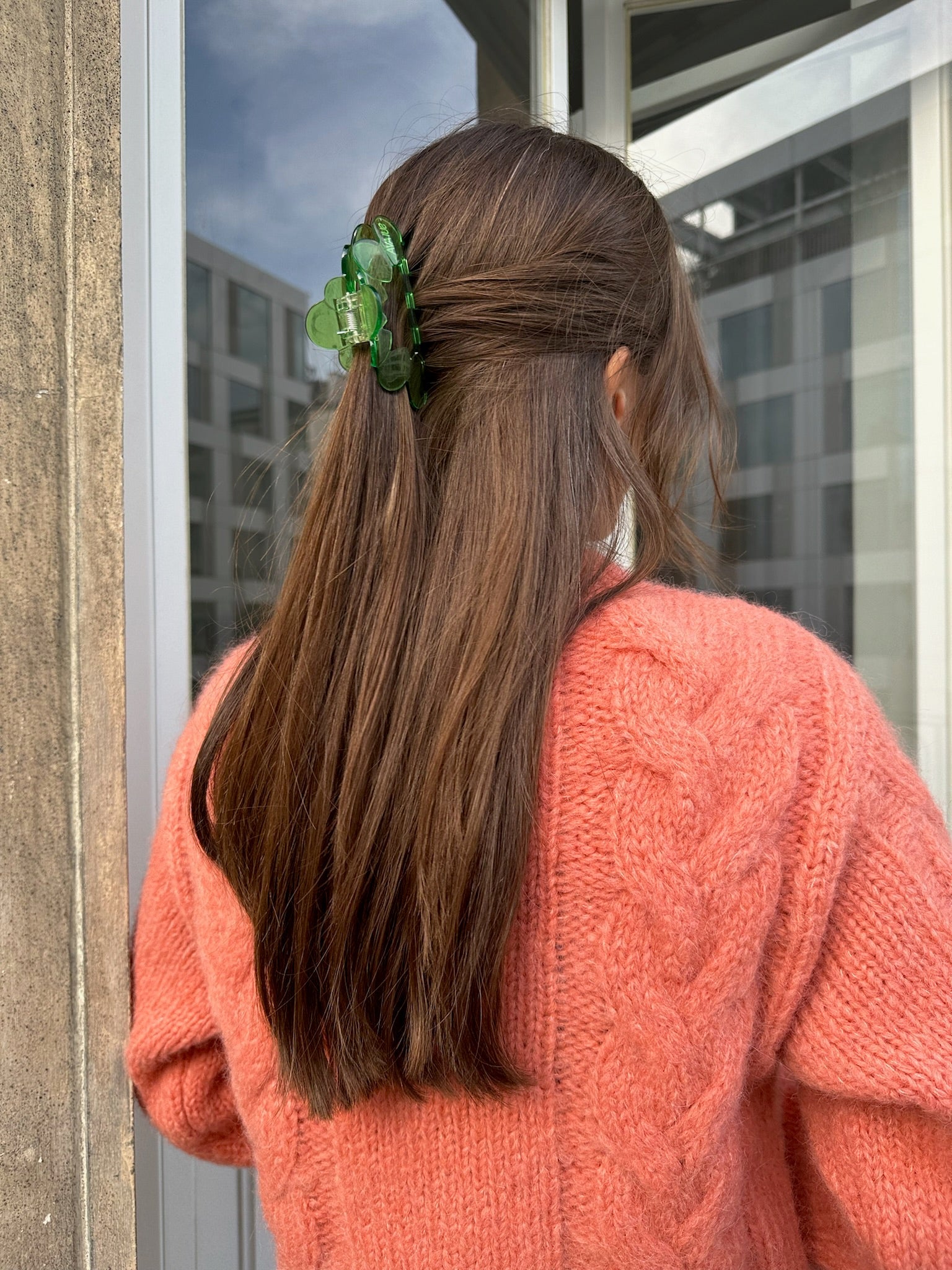 SUI AVA GREEN HAIR CLIP 